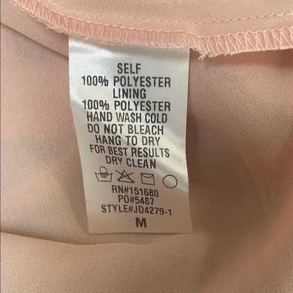 Storia Sheer Dress with Full Length Liner and Floral Embroidery - Picture 12 of 13